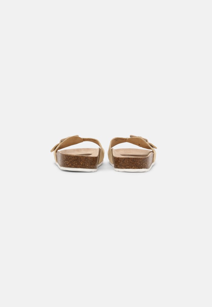 Mules Anna Field Plates Slip on Beige Femme | DMI-0242956